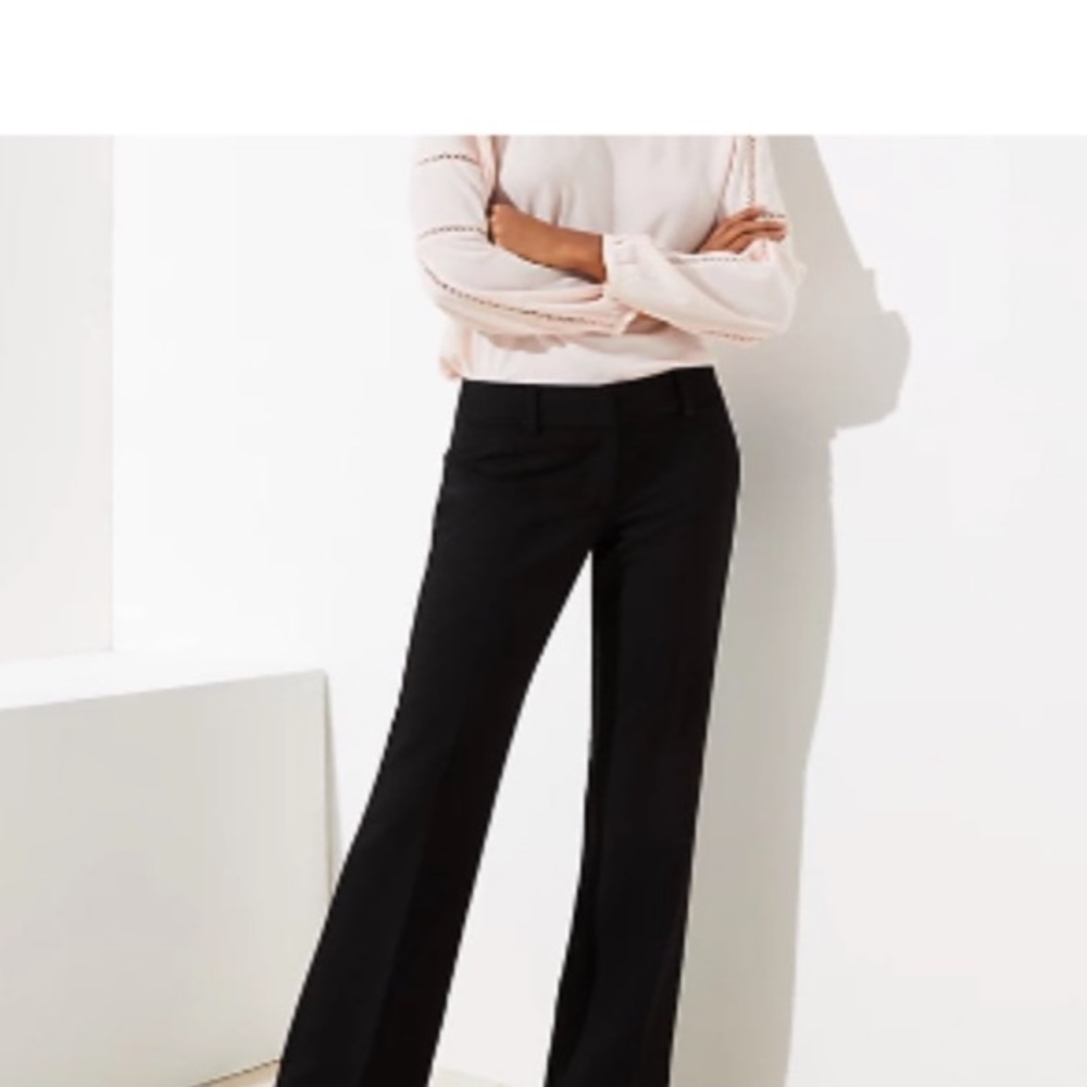 Ann Taylor’s LOFT Black Marisa Trouser Size 0